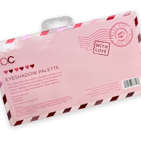 B.C. Beauty Concepts Love Letter Eye Shadow Palette Mattes & Shimmers - Picture 3 of 3